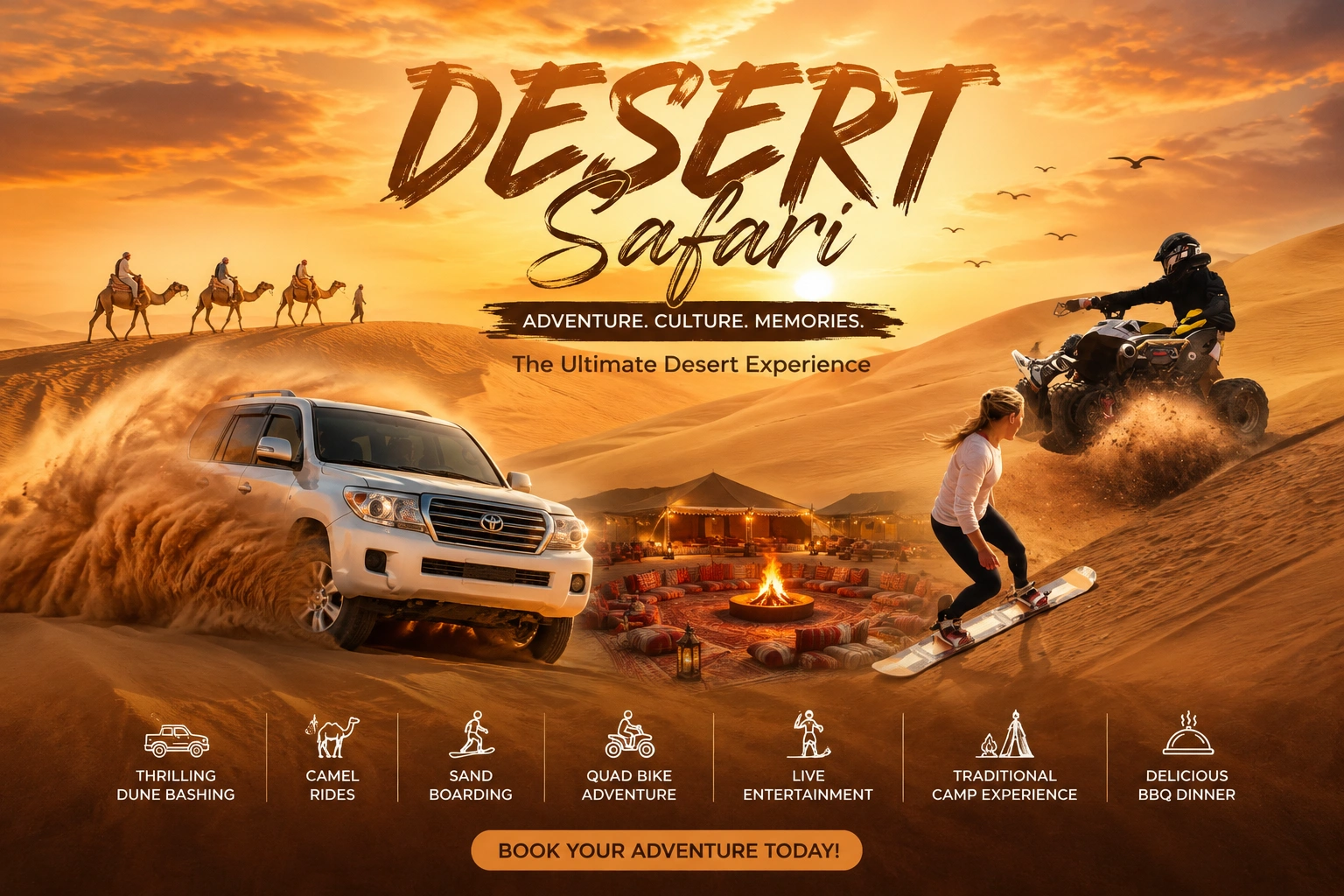 Abu Dhabi Standard Desert Safari (Private) - Image 1